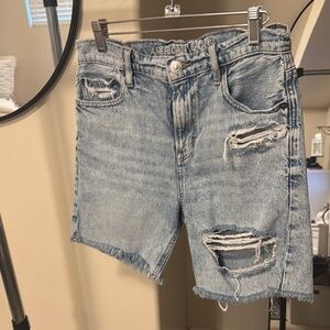 American Eagle Outfitters Light Blue Denim Shorts